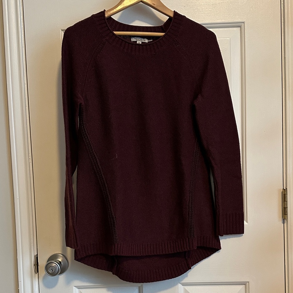 Toad&Co Women's Dark Burgundy Crew Neck Sweater